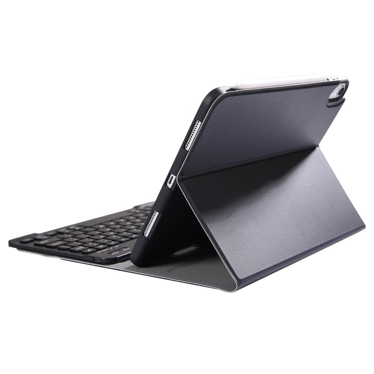 A11B Bluetooth 3.0 Ultra-dünne ABS abnehmbare Bluetooth-Tastatur Leder-Tablet-Hülle für iPad Air 4 / Air 5 / Pro 11 Zoll 2022 / 2021 / 2020 / 2018, mit Stiftschacht & Halter, Für iPad Air 4 / Air 5 / Pro 11 Zoll 2022 / 2021 / 2020 / 2018