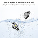 F9 TWS V5.0 Touch-Steuerung Binaurales Kabelloses Bluetooth-Headset mit Ladecase und Digitalanzeige, F9