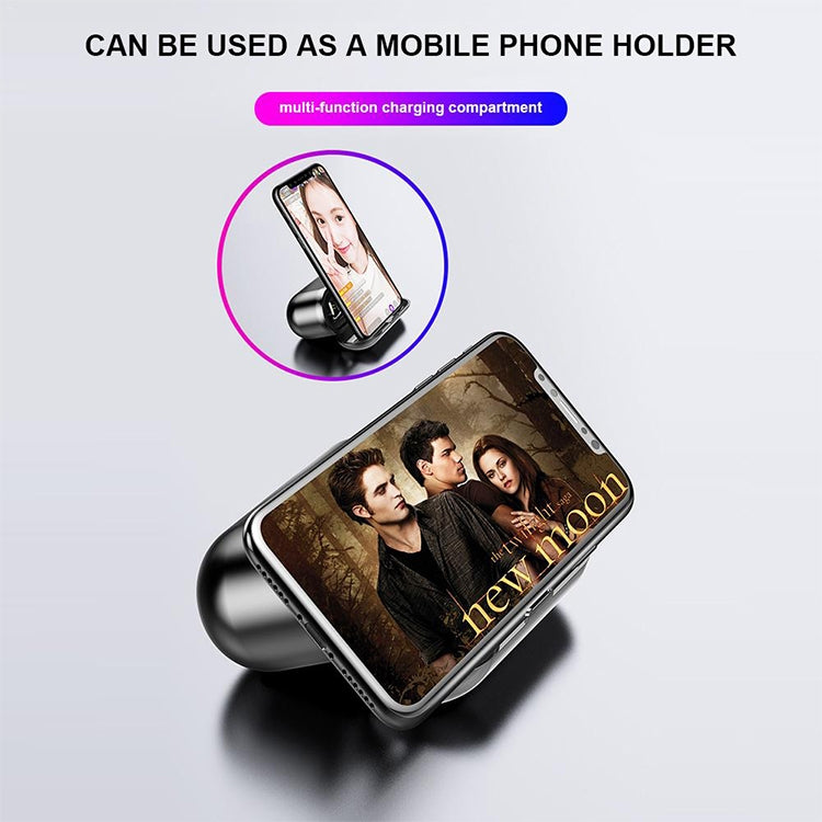 F9 TWS V5.0 Touch-Steuerung Binaurales Kabelloses Bluetooth-Headset mit Ladecase und Digitalanzeige, F9