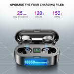F9 TWS V5.0 Touch-Steuerung Binaurales Kabelloses Bluetooth-Headset mit Ladecase und Digitalanzeige, F9