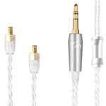 TRN Silberbeschichtetes Upgrade-Kabel Kopfhörerkabel mit A2DC Anschluss für TRN V10 V20 Ohrhörer, A2DC