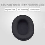 1 Paar Leder-Schwamm-Schutzhülle für Steelseries Arctis 3 Pro / Ice 5 / Ice 7 Kopfhörer (Weiß), IP6D2519A, IP6D2519B, IP6D2519C, IP6D2519D, IP6D2519E, IP6D2519F