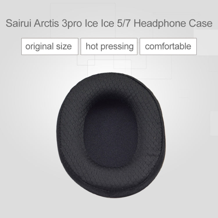 1 Paar Leder-Schwamm-Schutzhülle für Steelseries Arctis 3 Pro / Ice 5 / Ice 7 Kopfhörer (Weiß), IP6D2519A, IP6D2519B, IP6D2519C, IP6D2519D, IP6D2519E, IP6D2519F