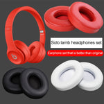 1 Paar Leder-Kopfhörer-Schutzhülle für Beats Solo2.0 / Solo3.0, kabellose Version