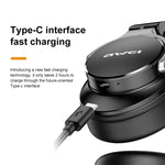 awei A710BL Faltbares ANC Geräuschunterdrückendes Bluetooth Wireless Headset, A710BL