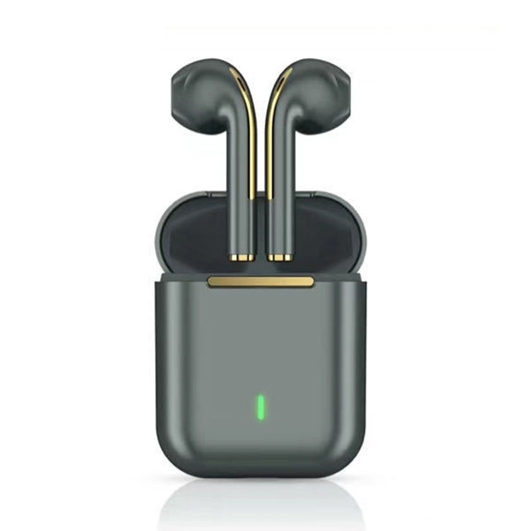 J18 Bluetooth 5.0 TWS Kabellose binaurale Bluetooth-Ohrhörer mit Ladebox, J18 (Grün), J18 (Roségold), J18 (Weiß), J18 (Schwarz)