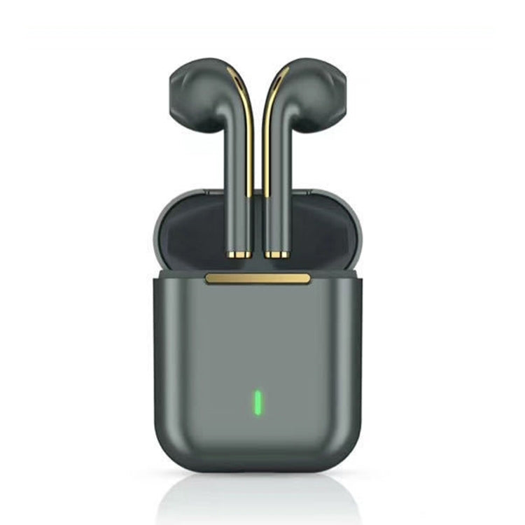 J18 Bluetooth 5.0 TWS Kabellose binaurale Bluetooth-Ohrhörer mit Ladebox, J18 (Grün), J18 (Roségold), J18 (Weiß), J18 (Schwarz)