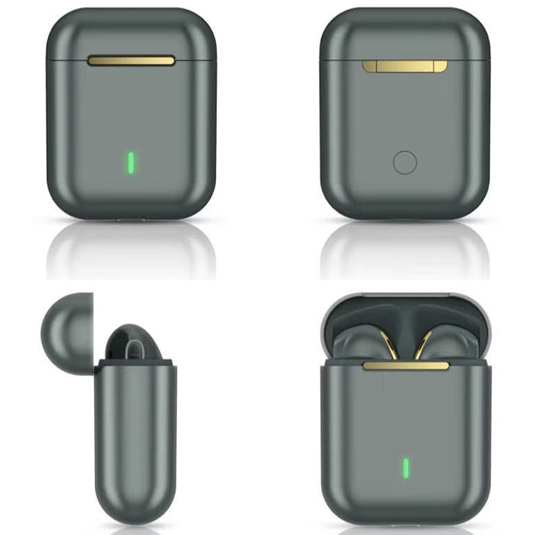 J18 Bluetooth 5.0 TWS Kabellose binaurale Bluetooth-Ohrhörer mit Ladebox, J18 (Grün), J18 (Roségold), J18 (Weiß), J18 (Schwarz)