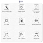 J18 Bluetooth 5.0 TWS Kabellose binaurale Bluetooth-Ohrhörer mit Ladebox, J18 (Grün), J18 (Roségold), J18 (Weiß), J18 (Schwarz)