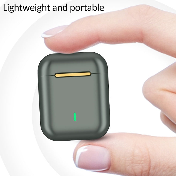 J18 Bluetooth 5.0 TWS Kabellose binaurale Bluetooth-Ohrhörer mit Ladebox, J18 (Grün), J18 (Roségold), J18 (Weiß), J18 (Schwarz)