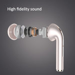 J18 Bluetooth 5.0 TWS Kabellose binaurale Bluetooth-Ohrhörer mit Ladebox, J18 (Grün), J18 (Roségold), J18 (Weiß), J18 (Schwarz)