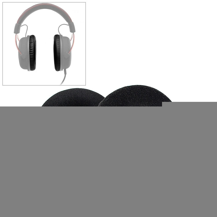 2 Stück Für Kingston KHX-HSCP / HyperX Cloud II Kopfhörerpolster Flanell Rotes Netz Schwammbedeckung Ohrmuscheln Ersatz-Ohrpolster, Für Kingston KHX-HSCP HyperX Cloud II (Flanell Rot)