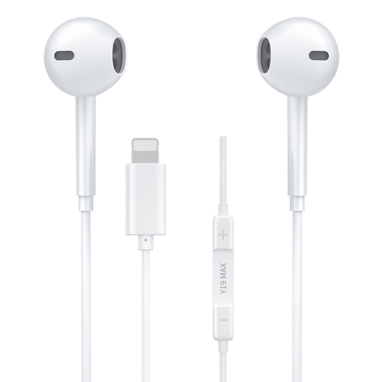 WK Y19 MAX iDeal Serie 8-Pin In-Ear HIFI Stereo Kabelgebundene Ohrhörer, Länge: 1,2m, Y19 MAX