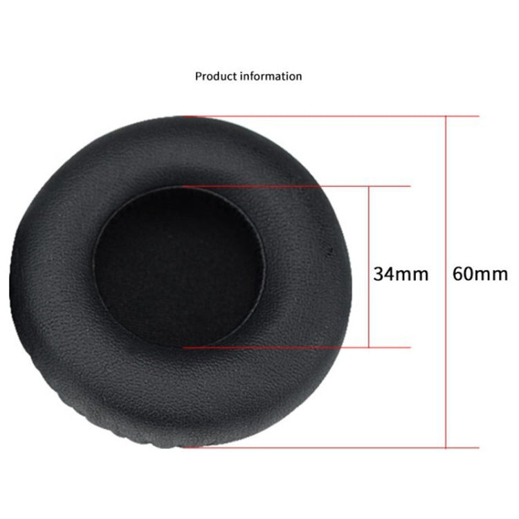 Für JBL E30 Kopfhörer Imitationsleder + Schaumstoff weiche Ohrhörer Schutzabdeckung Ohrpolster, ein Paar, für E30