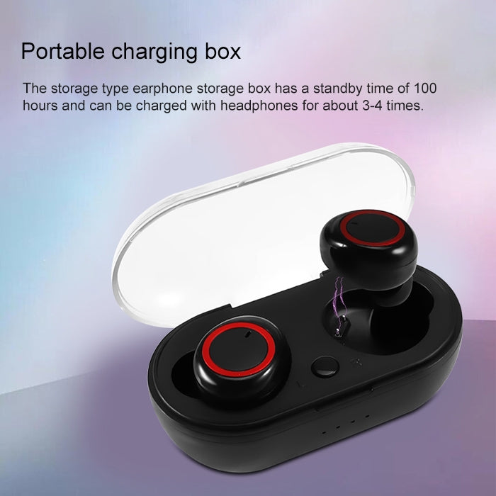 BTH-K08 TWS V5.0 kabelloses Stereo Bluetooth Headset mit Ladetasche