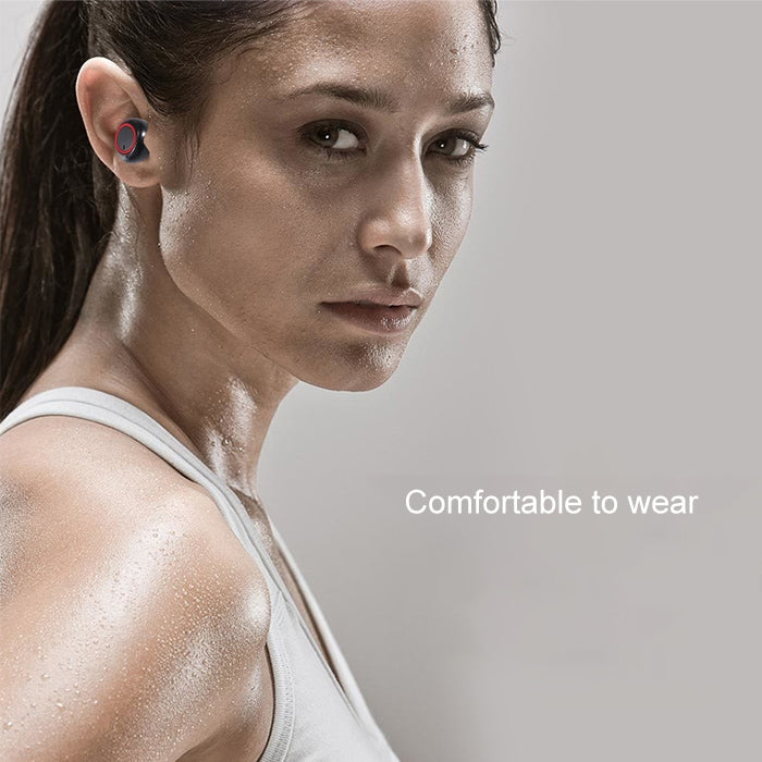 BTH-K08 TWS V5.0 kabelloses Stereo Bluetooth Headset mit Ladetasche