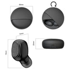 YH-03 TWS V5.0 kabelloses Stereo Bluetooth Headset mit Ladetasche, unterstützt Sprachassistenten