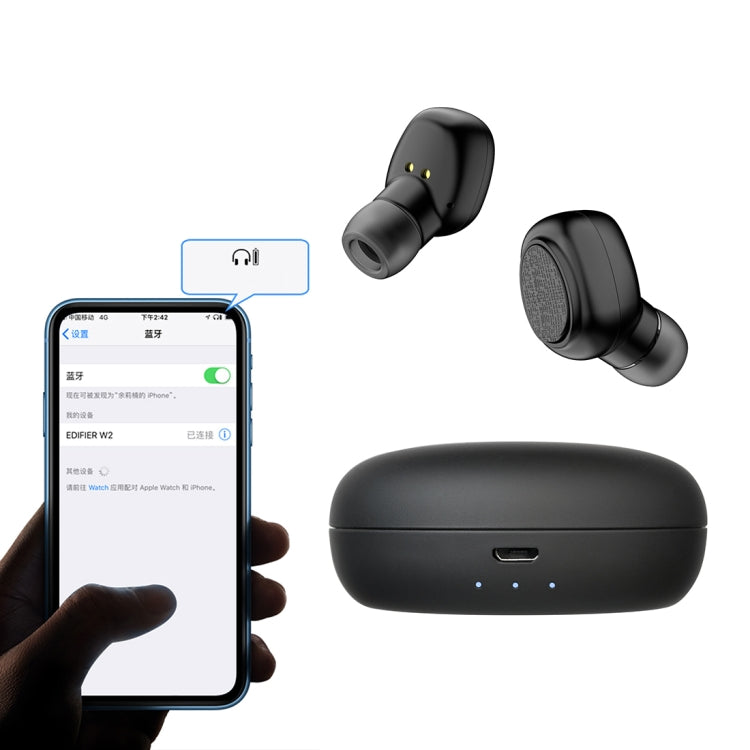 YH-03 TWS V5.0 kabelloses Stereo Bluetooth Headset mit Ladetasche, unterstützt Sprachassistenten