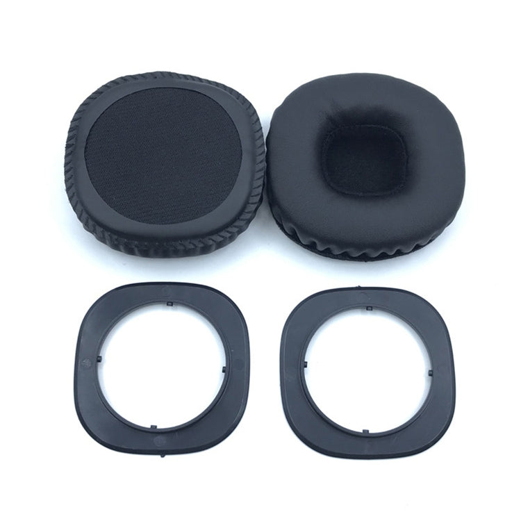 1 Paar Imitat-Leder + Memory-Schaum Weiche Kopfhörer-Überzüge Ohrenschützer für Marshall MID ANC, mit Gummiplatten-Schnalle, mit Gummiplatten-Schnalle