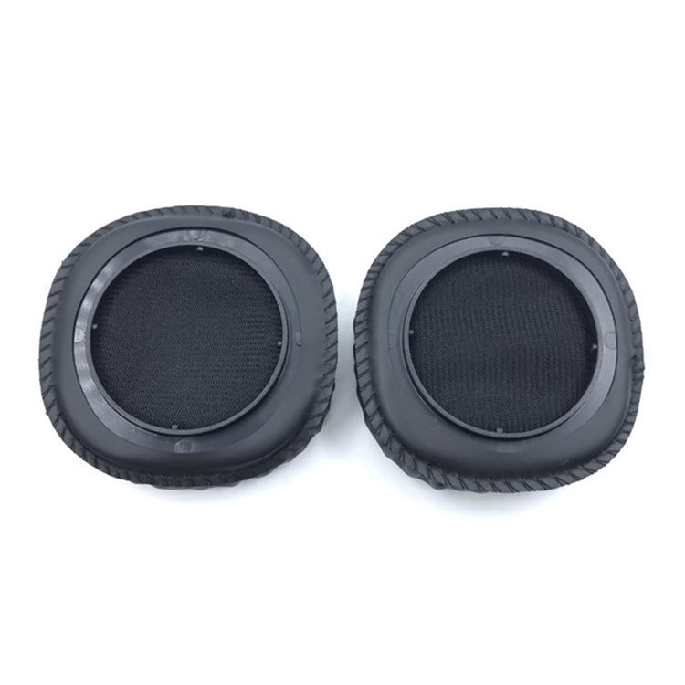 1 Paar Imitat-Leder + Memory-Schaum Weiche Kopfhörer-Überzüge Ohrenschützer für Marshall MID ANC, mit Gummiplatten-Schnalle, mit Gummiplatten-Schnalle