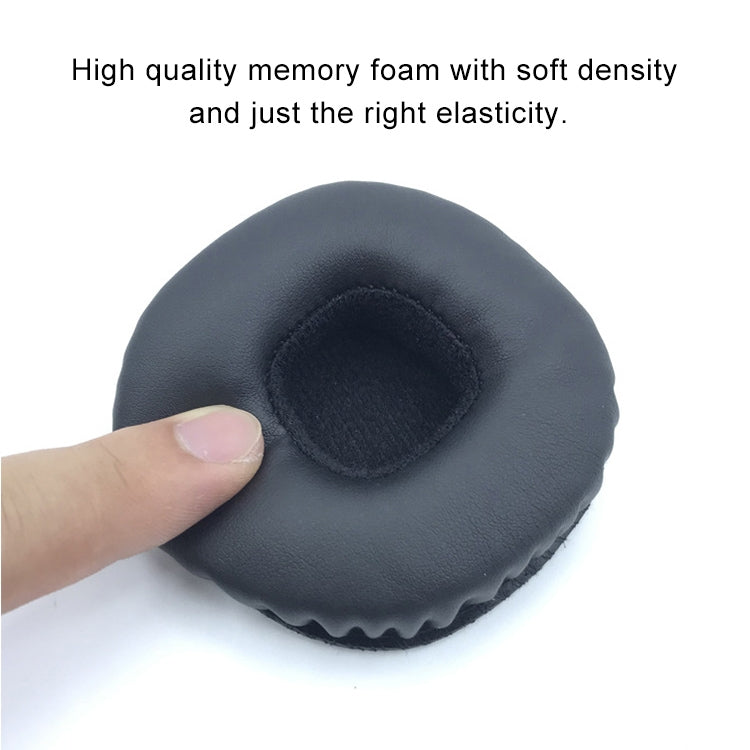 1 Paar Imitat-Leder + Memory-Schaum Weiche Kopfhörer-Überzüge Ohrenschützer für Marshall MID ANC, mit Gummiplatten-Schnalle, mit Gummiplatten-Schnalle