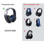2 Stück Für Sony PS4 7.1 PlayStation Platinum CECHYA-0090 Ohrhörer Polsterbezug Ohrenschützer Ersatz-Ohrpolster ohne Netz, Für Sony PS4 7.1