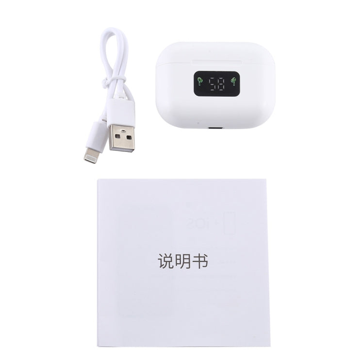 i58 TWS Bluetooth 5.0 Touch Kabelloser Bluetooth-Kopfhörer für IOS-Systemgeräte, mit magnetischer Ladestation & Smart Digitalanzeige, unterstützt Siri