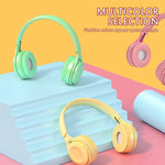 Y08 Hifi Klangqualität Macaron Bluetooth Headset, unterstützt Anrufe & TF-Karte & 3,5mm AUX