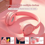 Y08 Hifi Klangqualität Macaron Bluetooth Headset, unterstützt Anrufe & TF-Karte & 3,5mm AUX