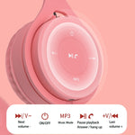 Y08 Hifi Klangqualität Macaron Bluetooth Headset, unterstützt Anrufe & TF-Karte & 3,5mm AUX