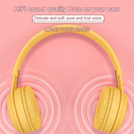 Y08 Hifi Klangqualität Macaron Bluetooth Headset, unterstützt Anrufe & TF-Karte & 3,5mm AUX