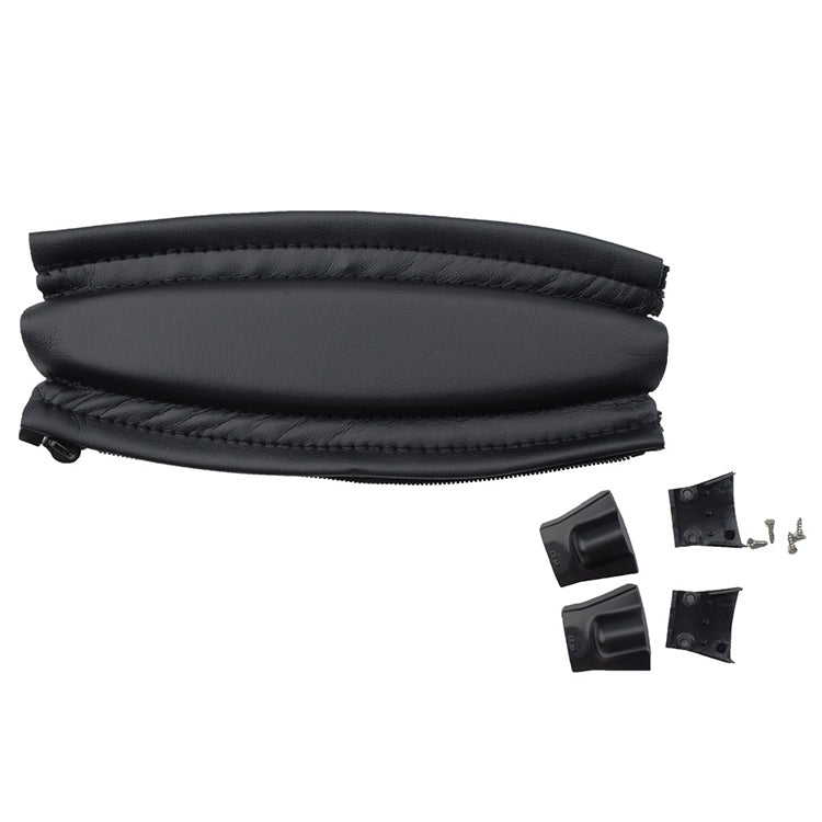 10 Stück Für Bose QC2 / QC15 Kopfbügel Lederbezug mit Kunststoffteilen + Schrauben, mit Kunststoffteilen + Schrauben