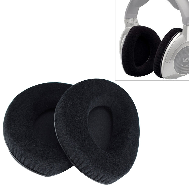 2 Stück Für Sennheiser RS160 / 170 / HDR170 / 180 / 160 Flanell Ohrhörer Polsterbezug Ohrpolster Ersatz ohne Schnalle, Flanell