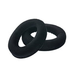 2 Stück Für Sennheiser HD515 / HD555 / HD595 / HD598 / HD558 / PC360 Flanell Ohrhörer Polsterbezug Ohrpolster Ersatz mit Tonabstimmungswatte, Samt Schwarz, Samt Braun