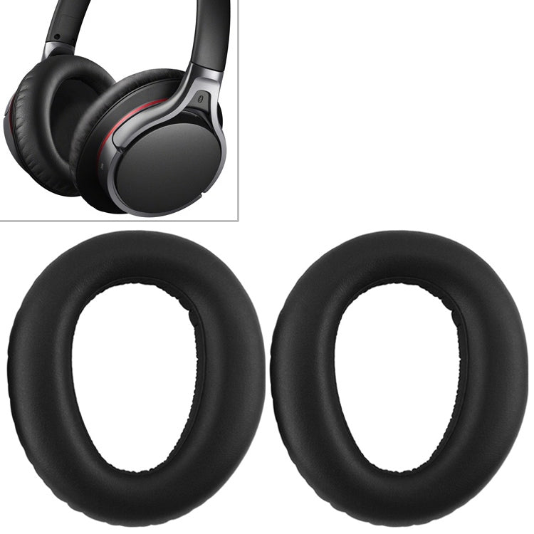2 Stück Schwamm Kopfhörer Schutzhülle mit Kartenverschluss für Sony MDR-10RBT / MDR-10RNC / MDR-10R