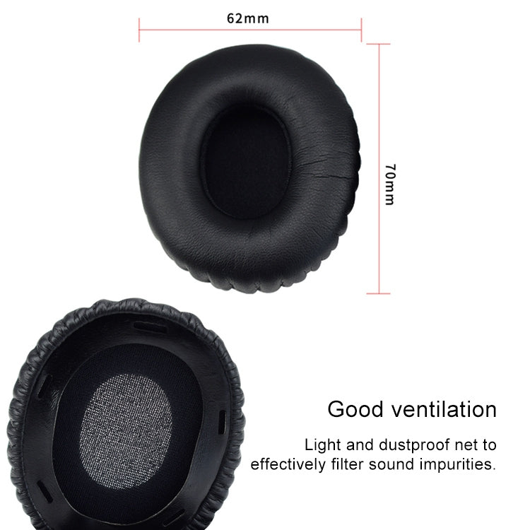 2 Stück Schwamm Kopfhörer Schutzhülle mit Kartenverschluss für Sony MDR-10RC