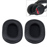 2 Stück Schwamm-Kopfhörer-Schutzhülle für Sony MDR-7506 / MDR-V6 / MDR-CD900ST, Schwarz Falten