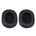 2 Stück Schwamm-Kopfhörer-Schutzhülle für Sony MDR-7506 / MDR-V6 / MDR-CD900ST, Schwarz Falten