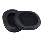 2 Stück Schwamm-Kopfhörer-Schutzhülle für Sony MDR-7506 / MDR-V6 / MDR-CD900ST, Schwarz Falten