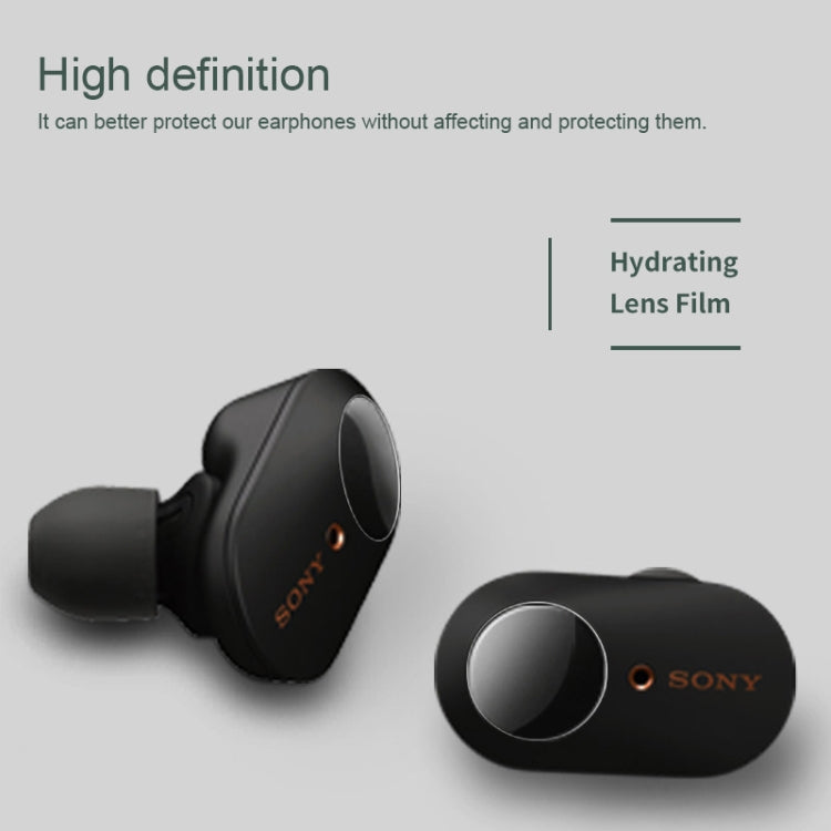 Für Sony WF-1000XM3 Bluetooth Ohrhörer transparenter Schutzaufkleber