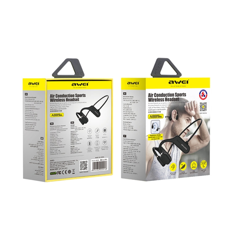 awei A889BL Luftleitungs-Sport Bluetooth 5.0 kabelloses Headset