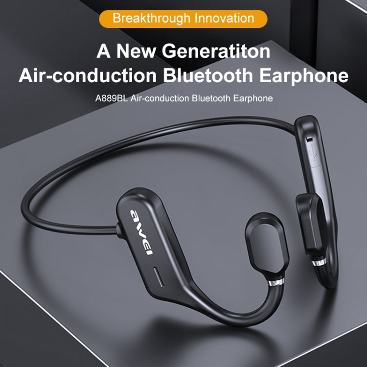 awei A889BL Luftleitungs-Sport Bluetooth 5.0 kabelloses Headset