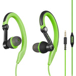 Mucro MB-232 Lauf-In-Ear Sport Ohrbügel kabelgebundene Stereo-Kopfhörer für Joggen Fitnessstudio, 3,5mm