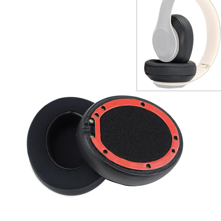 2 Stück Für Beats Studio 2.0 / 3.0 Kopfhörer Schutzhülle Eisgel Ohrpolster (Grau Weiß), Rot, Titanfarbe, Schwarz, Blau