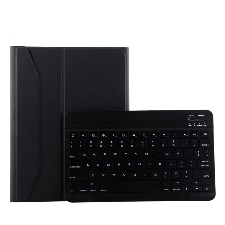 1130B Abnehmbare Bluetooth 3.0 ABS Tastatur mit gebürsteter Textur + Leder-Tablet-Hülle mit Lammnappa-Textur für iPad Pro 11 Zoll (2018), mit Drei-Stufen-Verstellung / Magnetisch / Schlafmodus, 1130B