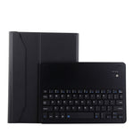 1139B Abnehmbare Bluetooth 3.0 Aluminiumlegierung Tastatur + Leder-Tablet-Hülle mit Lammnappa-Textur für iPad Pro 11 Zoll (2018), mit Drei-Stufen-Verstellung / Magnetisch / Schlafmodus, 1139B