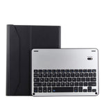 1139B Abnehmbare Bluetooth 3.0 Aluminiumlegierung Tastatur + Leder-Tablet-Hülle mit Lammnappa-Textur für iPad Pro 11 Zoll (2018), mit Drei-Stufen-Verstellung / Magnetisch / Schlafmodus, 1139B
