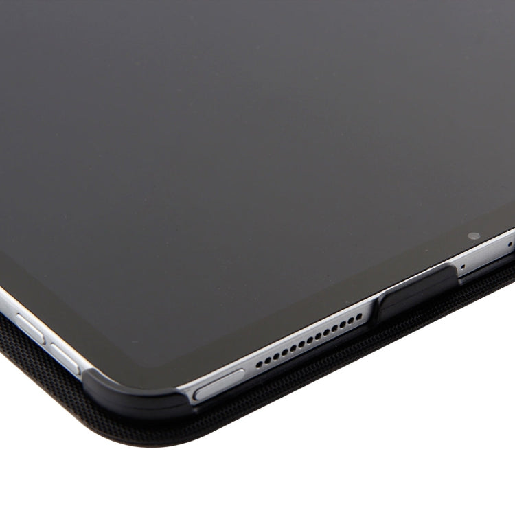 1139B Abnehmbare Bluetooth 3.0 Aluminiumlegierung Tastatur + Leder-Tablet-Hülle mit Lammnappa-Textur für iPad Pro 11 Zoll (2018), mit Drei-Stufen-Verstellung / Magnetisch / Schlafmodus, 1139B