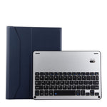 1139B Abnehmbare Bluetooth 3.0 Aluminiumlegierung Tastatur + Leder-Tablet-Hülle mit Lammnappa-Textur für iPad Pro 11 Zoll (2018), mit Drei-Stufen-Verstellung / Magnetisch / Schlafmodus, 1139B