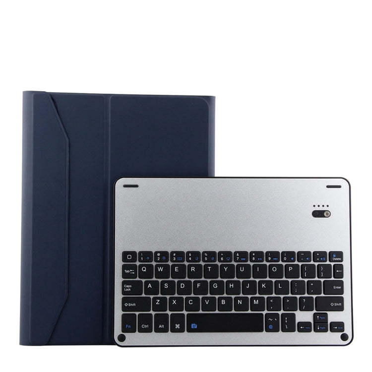 1139B Abnehmbare Bluetooth 3.0 Aluminiumlegierung Tastatur + Leder-Tablet-Hülle mit Lammnappa-Textur für iPad Pro 11 Zoll (2018), mit Drei-Stufen-Verstellung / Magnetisch / Schlafmodus, 1139B
